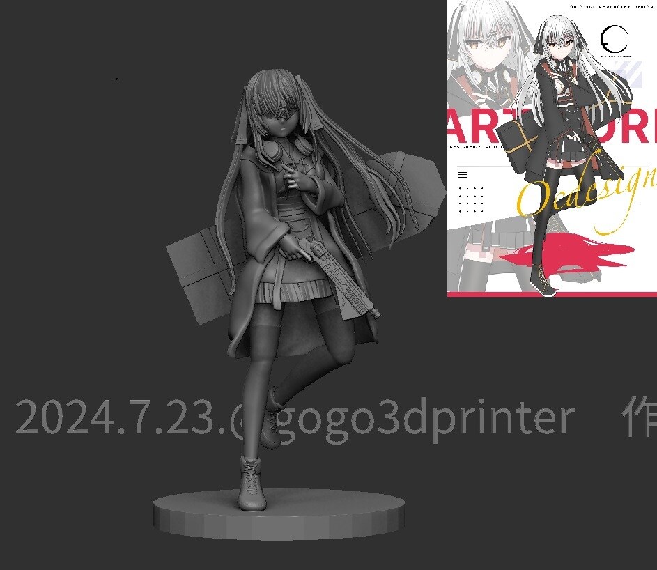 フィギュア用原型データ作ります スピード重視でイラストからも写真からもOK! イメージ6