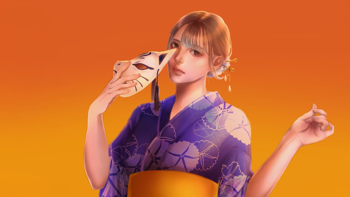 厚塗りでリアルタッチにイラスト描きます 新米イラストレーターがあなただけの個性的なイラスト描きます イメージ9