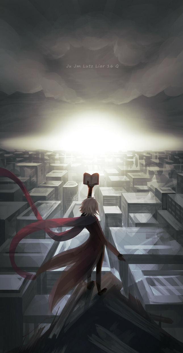 闇系☆背景付き　物語を感じさせる一枚絵を作成します 幻想的な儚い世界観を表現します　挿絵、動画サムネイル イメージ7