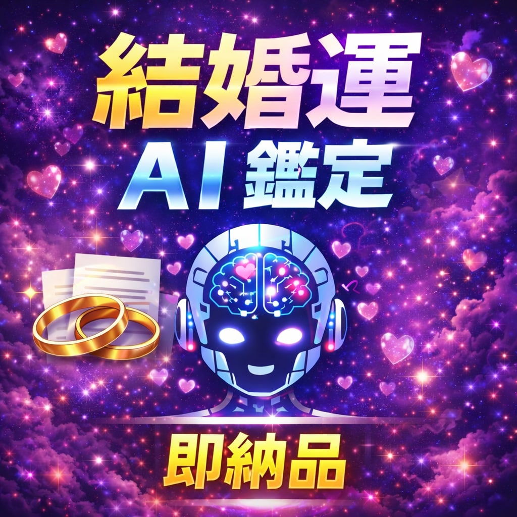 AIであなたの結婚運を詳しく占います 今の運気から結婚の可能性と時期を読み解きます イメージ1