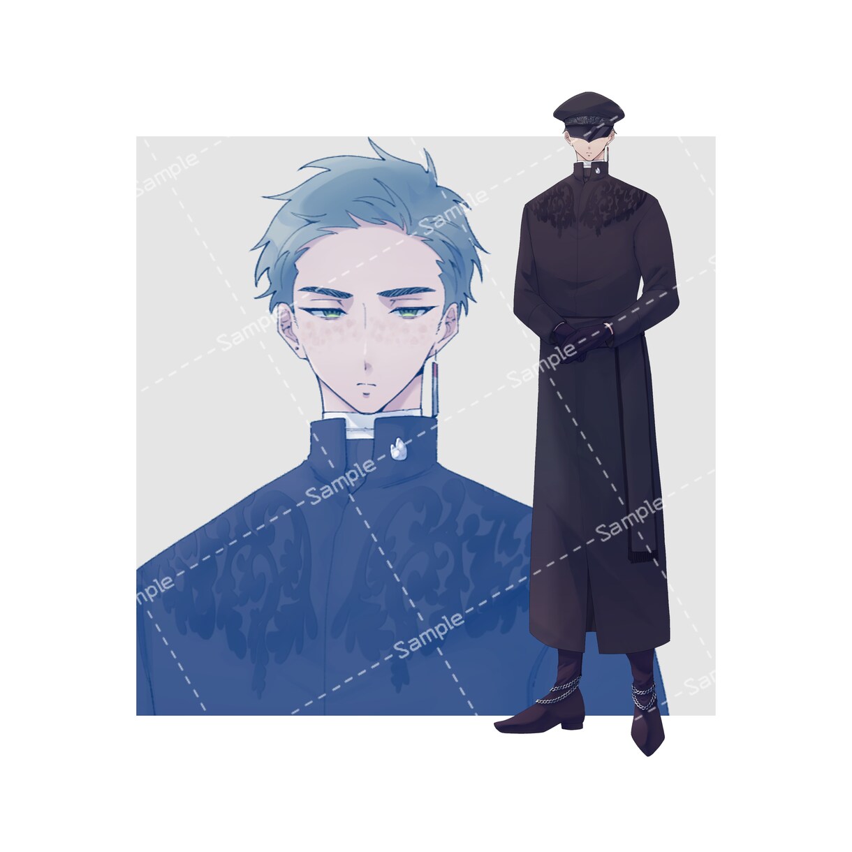 立ち絵制作いたします イメージに沿った背景透過の全身立ち絵をご提供いたします イメージ6