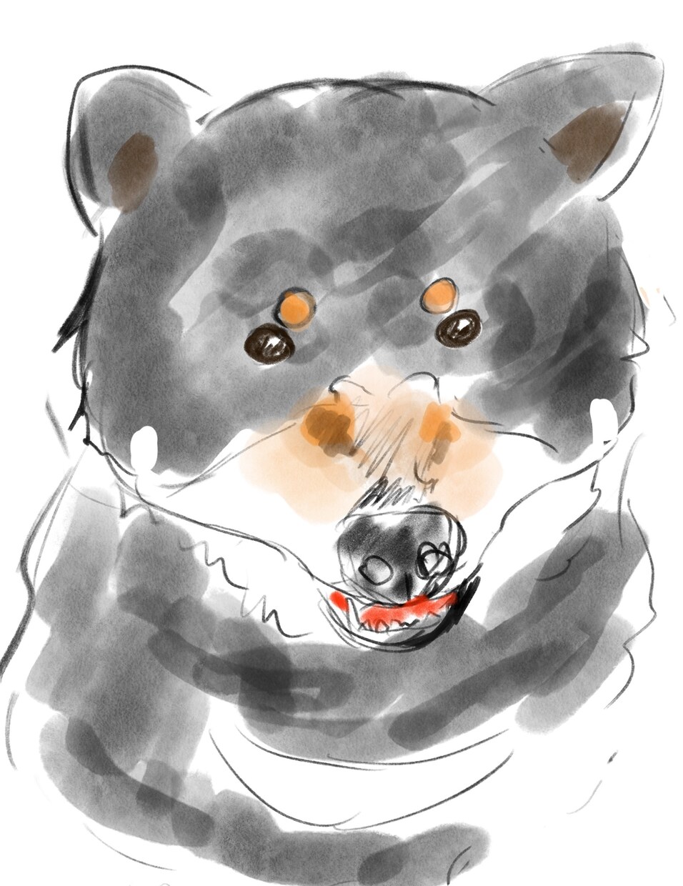 ゆるくて可愛いワンちゃんイラスト描きます ゆるくて優しいタッチの手描きデジタルイラストです イメージ3