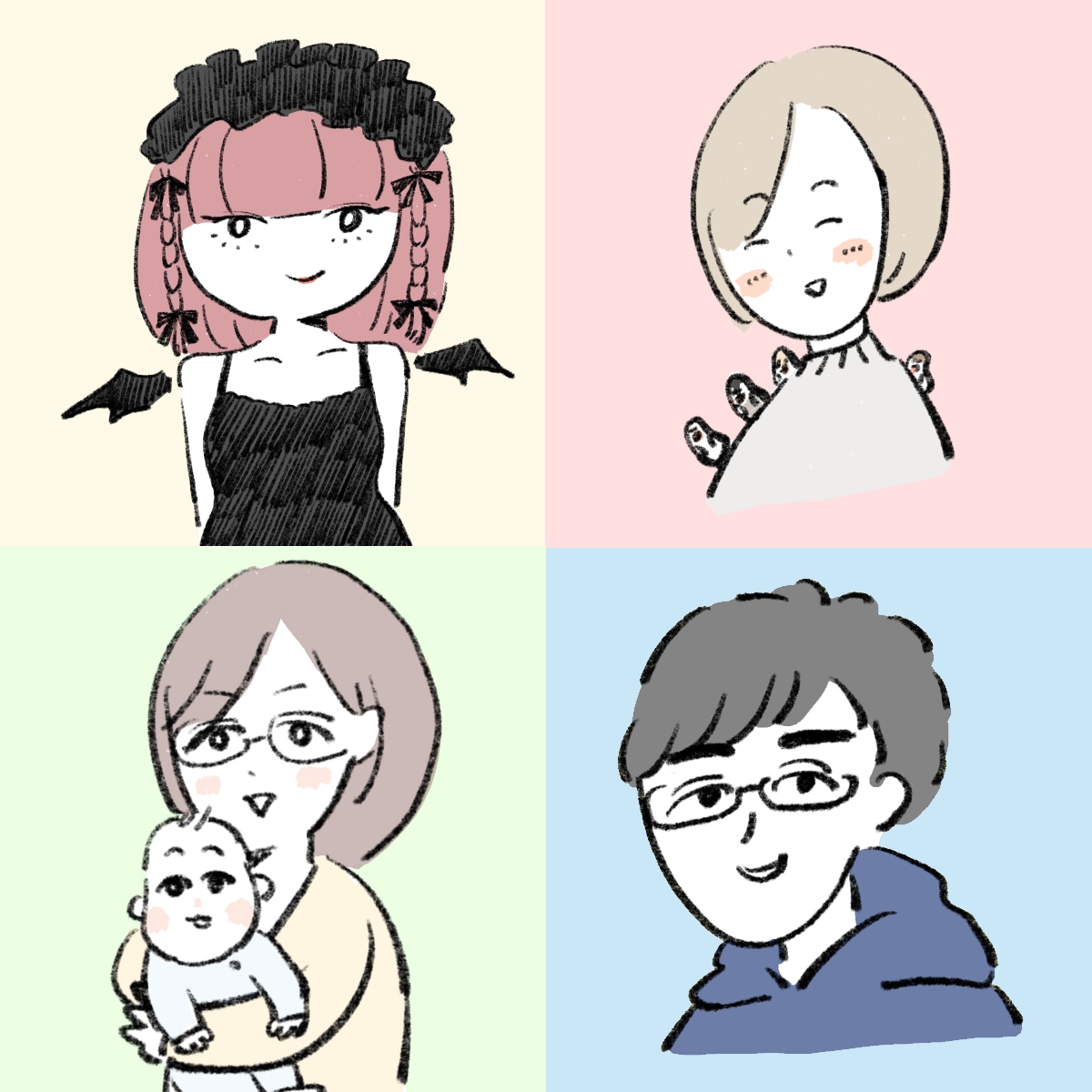 商用・個人★親しまれるイラストお描きます かわいい・かっこいい作風、人物や静物も対応いたします。 イメージ4