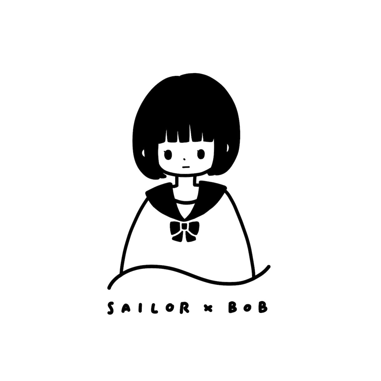 シンプルでおしゃれなイラストロゴお描きします モノクロで目に止まりやすいデザイン イメージ2