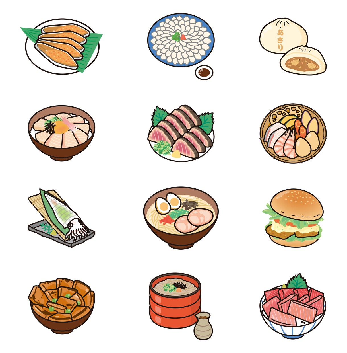 ベクター納品OK!食べ物イラスト制作いたします 【30年以上の実績!】書籍の挿絵などにいかがでしょうか イメージ7