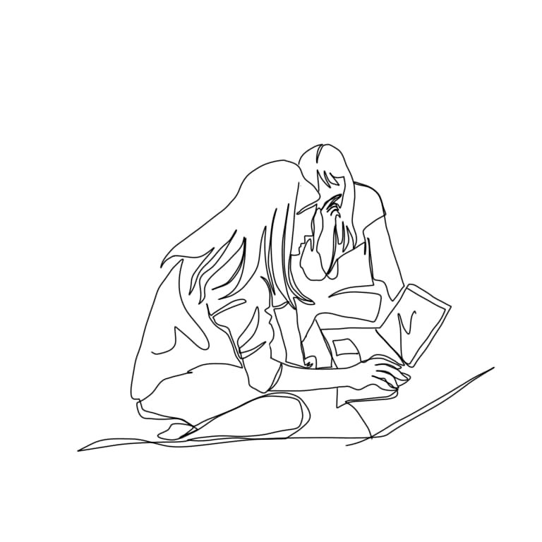 シンプルでおしゃれな線画イラストをお描きします 似顔絵やSNS用アイコンなど媒体や目的に応じます イメージ5