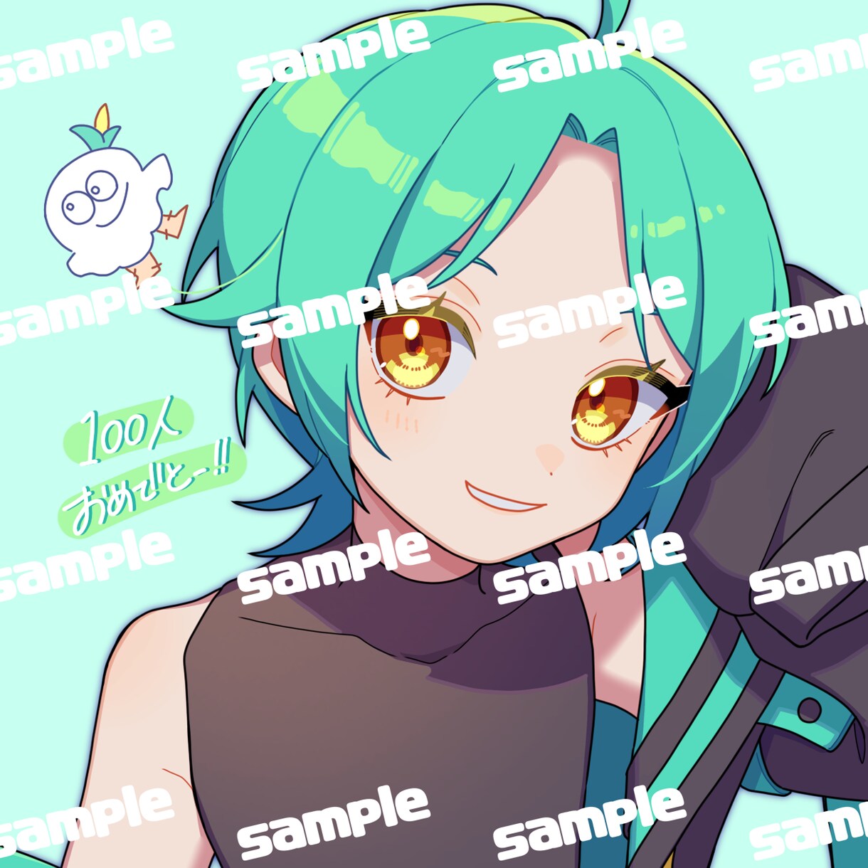 バストアップアイコン作成致します 頭〜バストアップまでのイラスト作成致します イメージ4