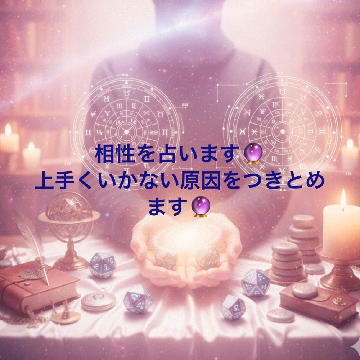 相性を占います。上手くいかない原因を解き明かします 心のモヤモヤスッキリ！前向きに導きます♪ イメージ1