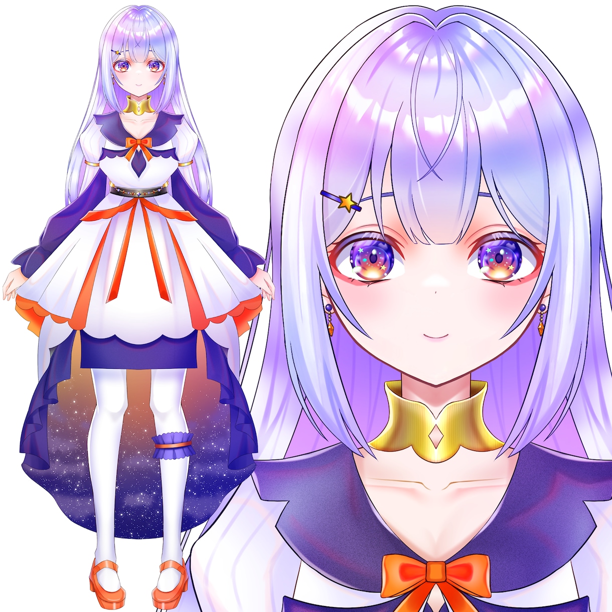 顔の強いVtuberを修正無制限でお作りします 一括制作！キャラデザ＋Live2D イメージ10