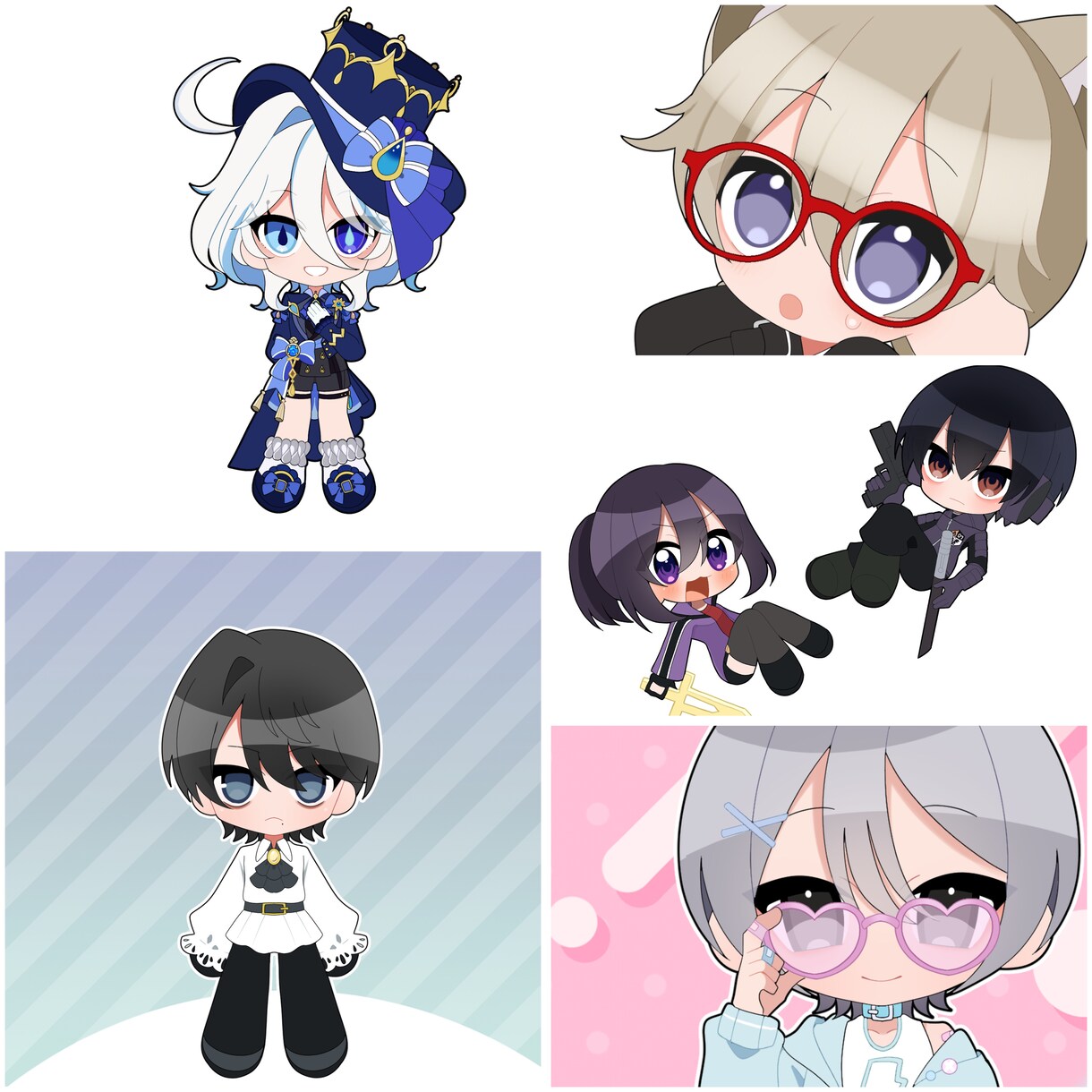 デフォルメタッチのイラストをお描きします オリキャラ･夢絵などお描きします イメージ5