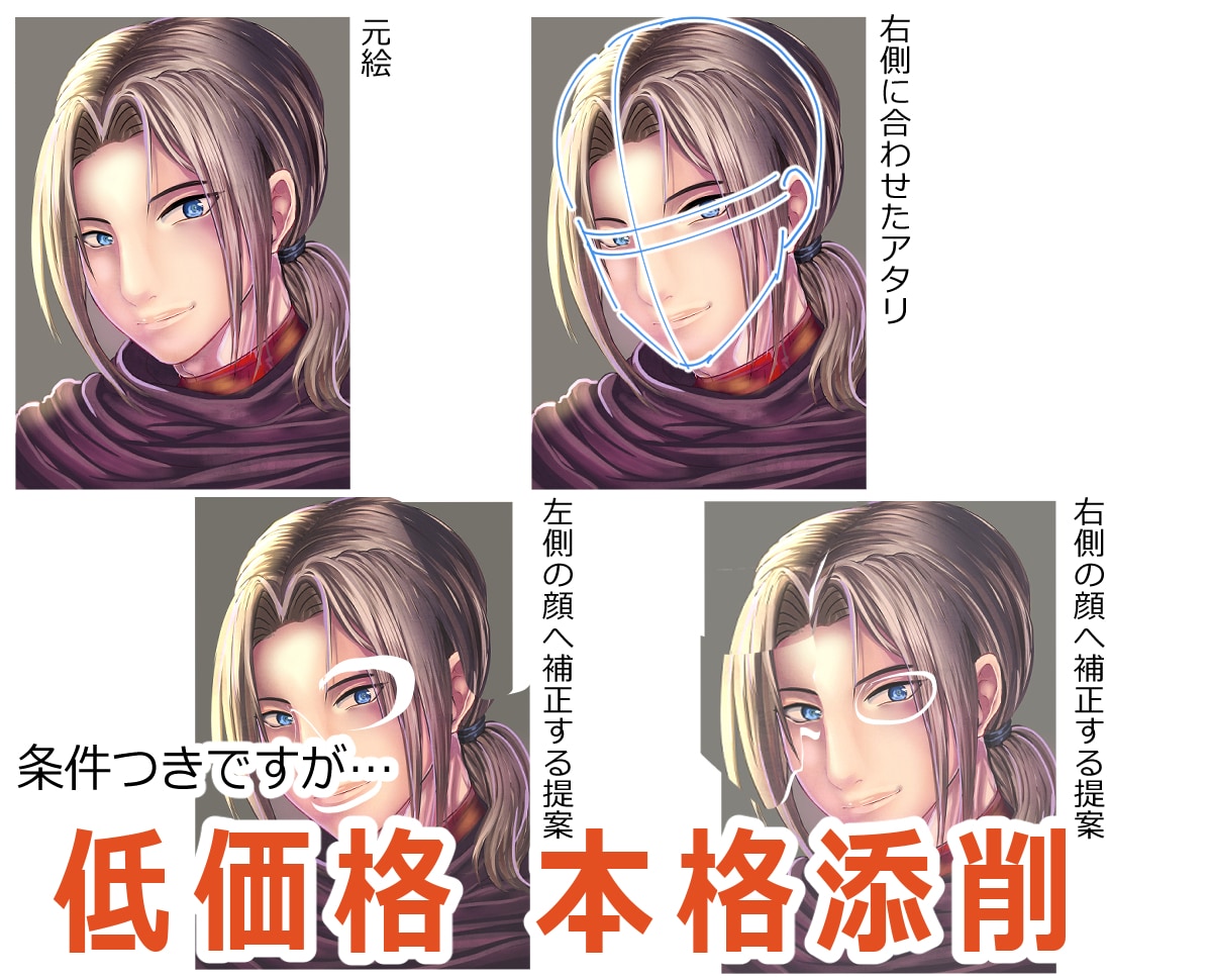 添削：3提案/赤ペン＆図案の画像作成します →「さっくりタイプ」実績公開OKが条件の低価格でご提供 イメージ1