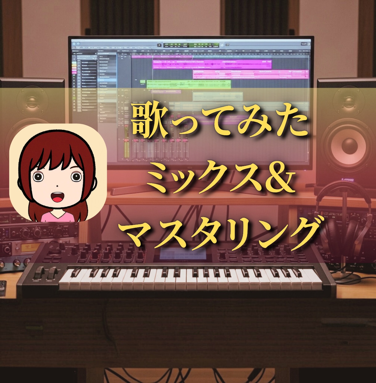 歌のミックス&マスタリングします 歌ってみたに！ピッチ補正&タイミング補正／事務所所属作家☆ イメージ1