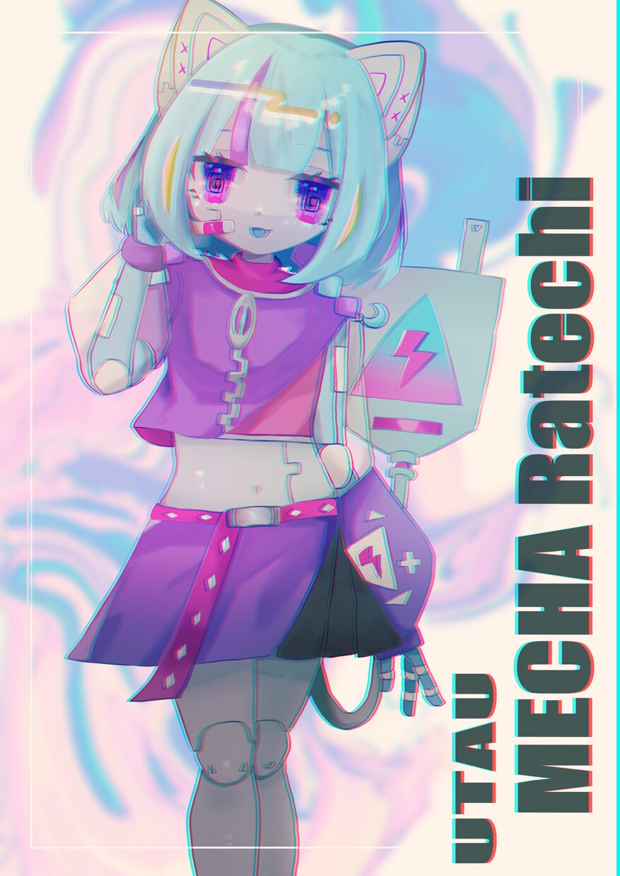 配信用・TRPG用立ち絵描きます かわいい系、サイバー系デザインが得意です！ イメージ2