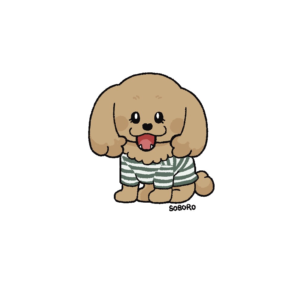 ペットと飼い主さんの似顔絵イラストかきます デフォルメしたうちの子イラスト♪ イメージ1
