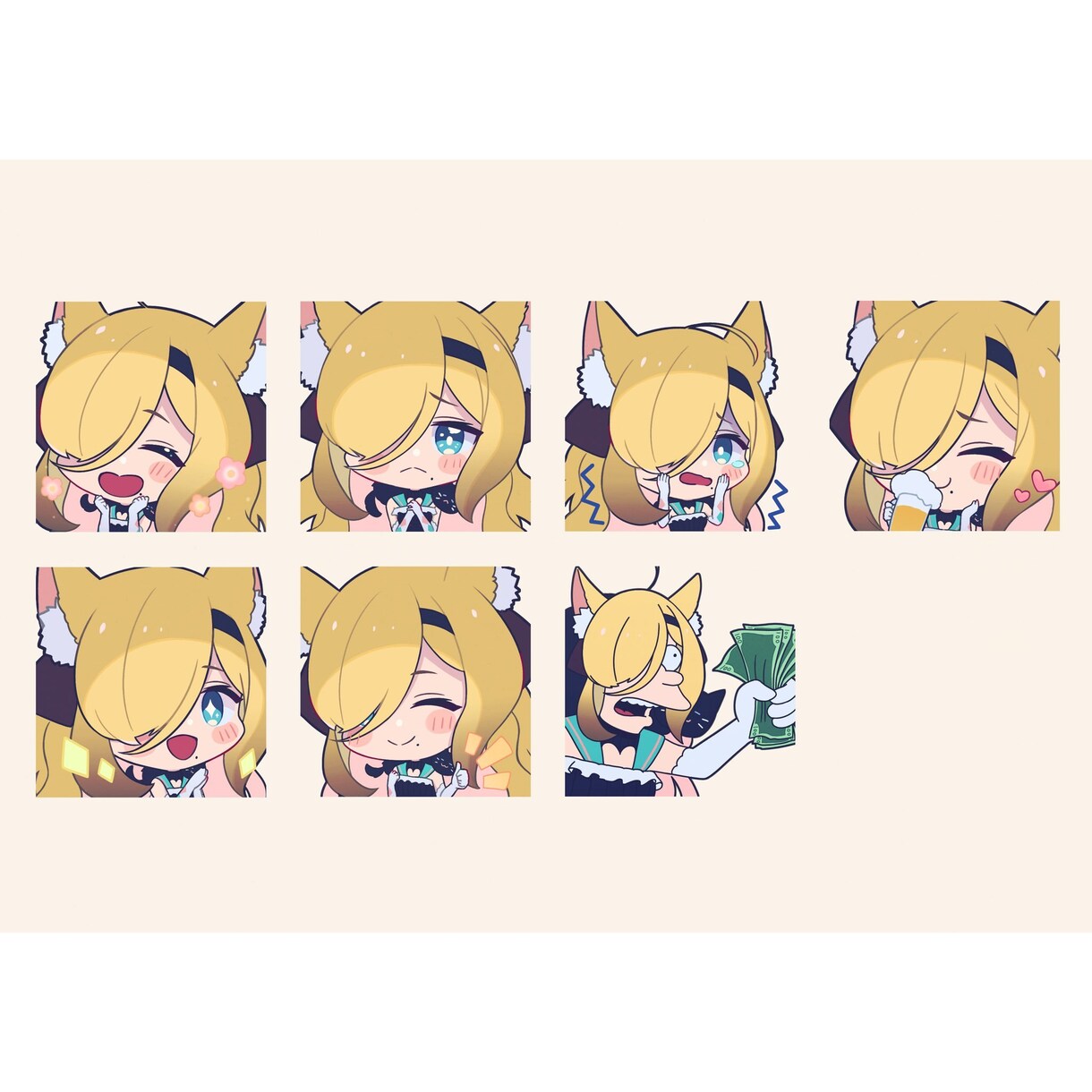ポップでかわいいSDキャライラスト承ります ◆商用利用可◆グッズ、アイコン、素材用などにどうぞ！ イメージ4