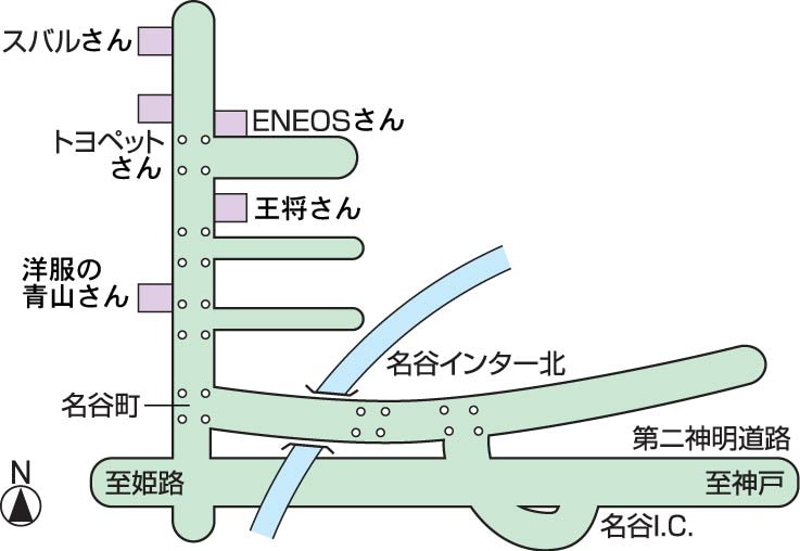 不動産物件資料から現地地図を制作します チラシに必要な地図をイラストレーターで綺麗に作成します。 イメージ2