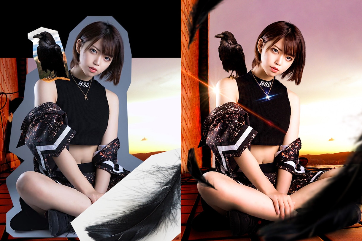 画像加工・合成でお写真をグレードアップさせます よりハイクオリティなものに進化させます!! イメージ3