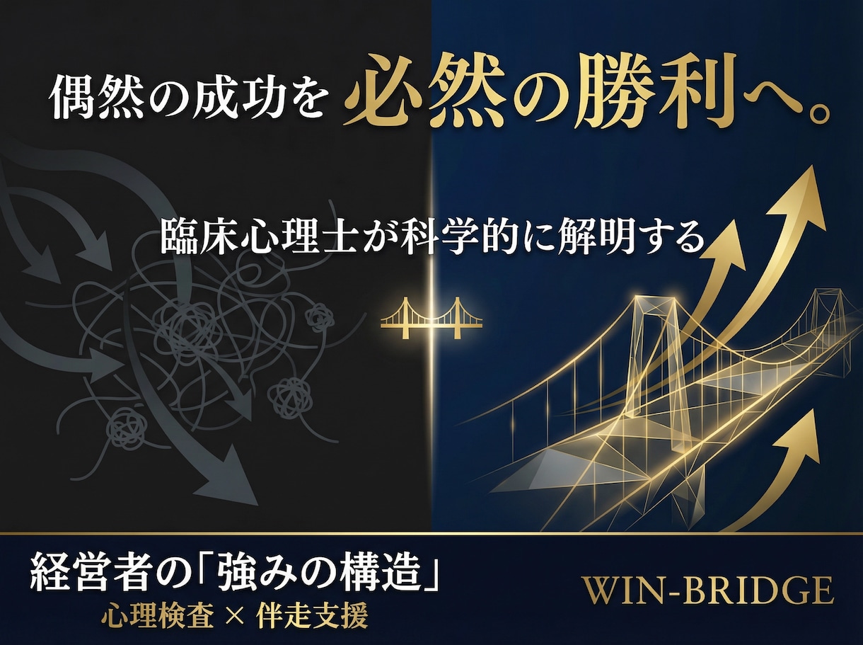 臨床心理士が科学的アセスメントで強みを分析します 経営者の成功パターンを、科学的に設計する。 イメージ2