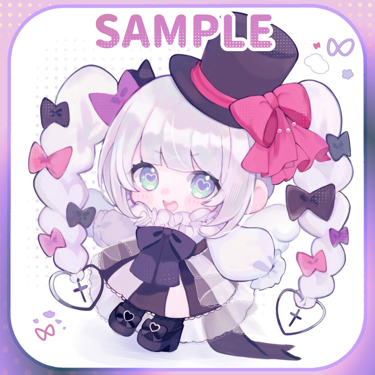 ぷにっと！かわいいミニキャライラスト描きます 商用利用可！SNS、アイコン、グッズに♪ イメージ7