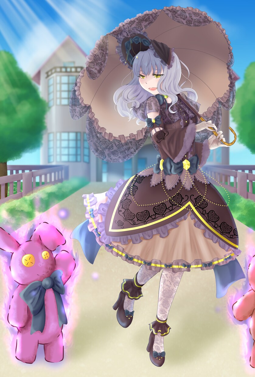 魅力的な一枚絵描かせていただきます デザイン専門学校で培った知識やスキルをいかして頑張ります！ イメージ1