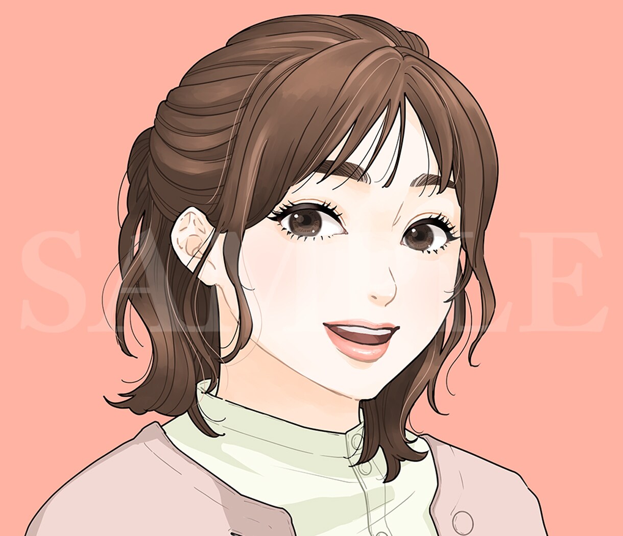 商用利用込み！アイコンイラストお描きします 「映え」に全振り！男性もOK＾＾ イメージ6