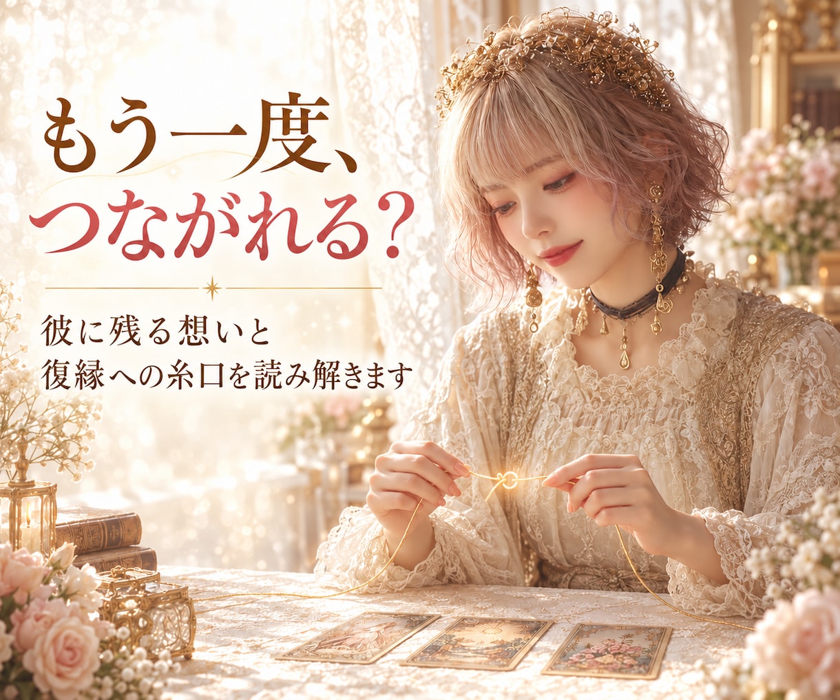 もう一度つながれる？彼の本音と復縁の可能性を視ます 別れた彼に残る想いと、再び近づくための糸口を読み解きます イメージ1