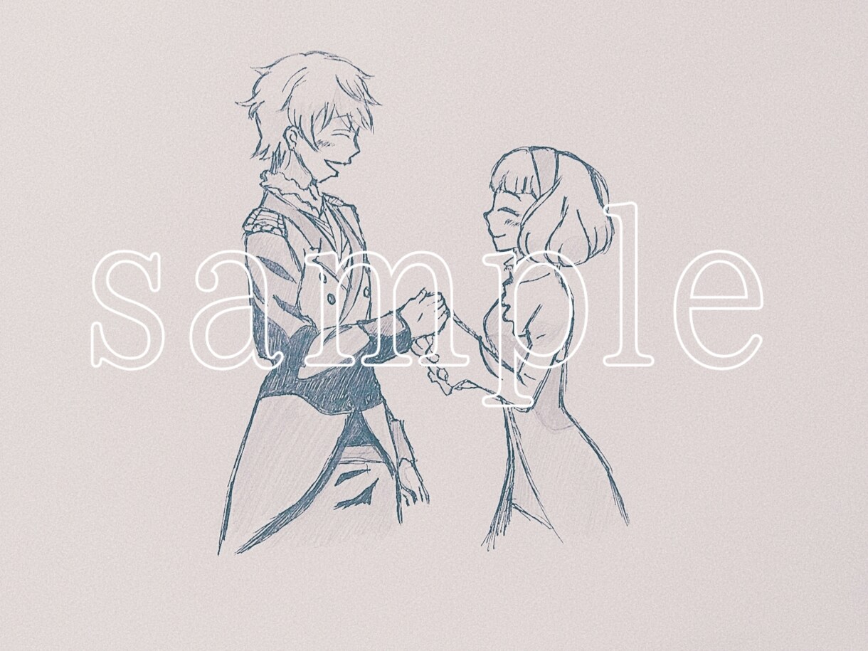 悲しい結末を迎えたキャラたちを幸せにします ⸜new⸝幸せなイラストお描きします(*ˊᵕˋ*) イメージ1