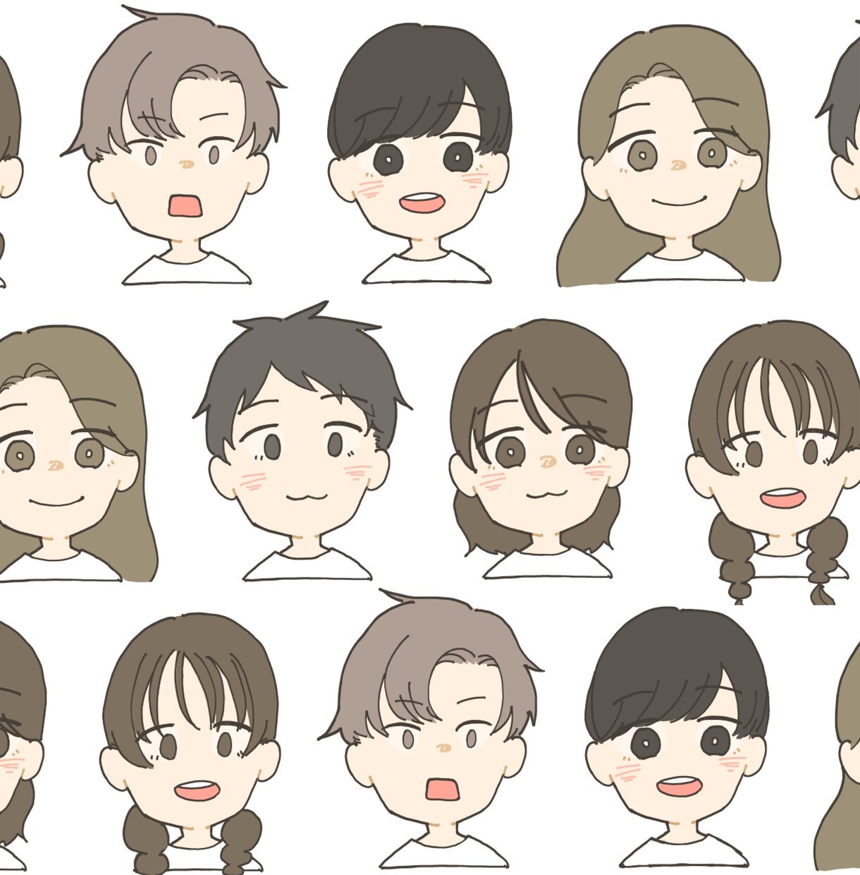 ビジネスで使いやすいシンプルなアイコン描きます ブログやSNSアイコンにぴったり！シンプルかわいいイラスト イメージ1