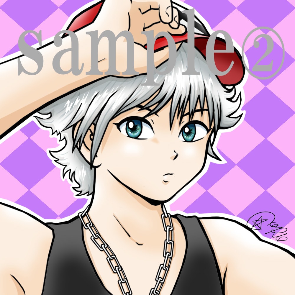 ちょいリアルアイコン描きます 写真を元にデフォロメしたキャラのイラストです。 イメージ2