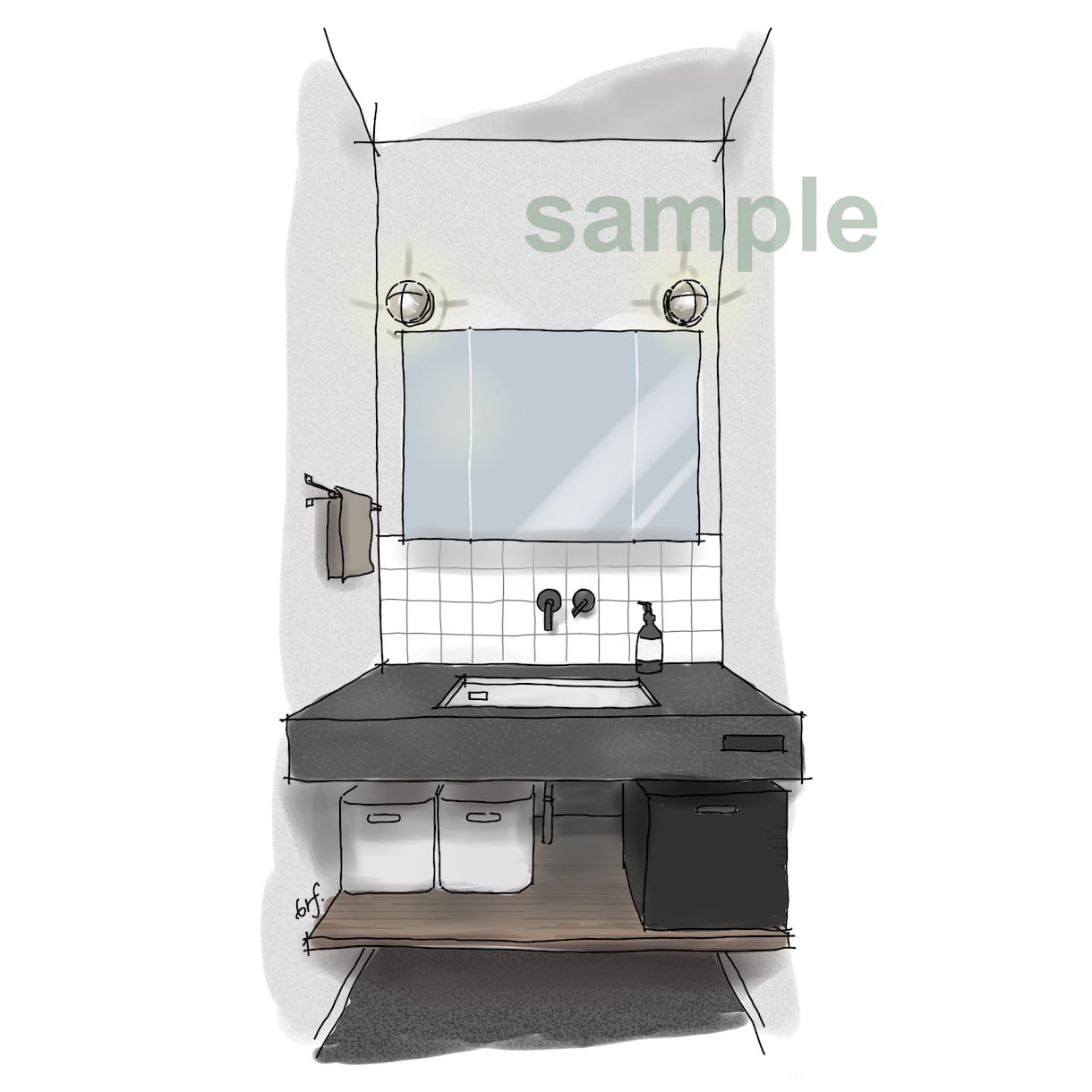 優しいタッチの内観(外観)パース描きます 建築士イラストレーターがイメージを形に イメージ7