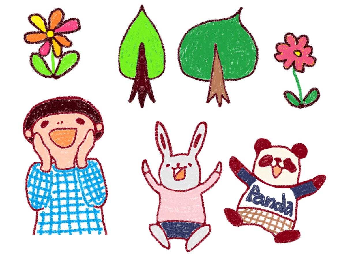 色んなタッチのイラストを描いています 主にゆるっとしたキャラクターで場を和ませます。 イメージ6