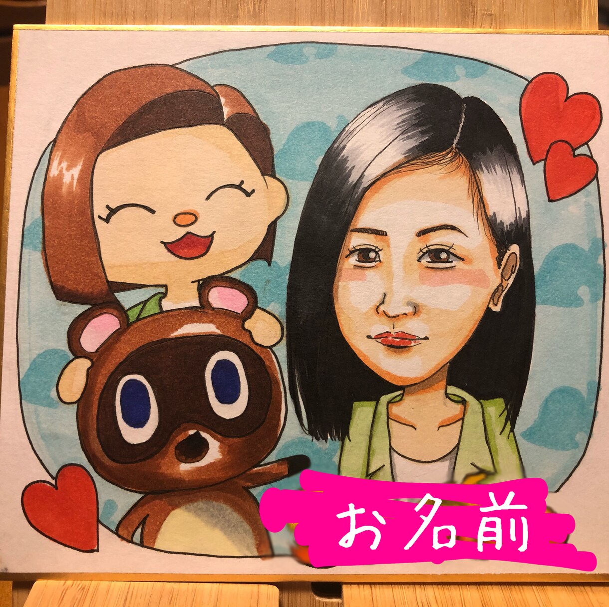 記念日に喜ばれる似顔絵を描きます 誕生日や記念日、ご長寿祝いなどにご活用下さい。 イメージ2