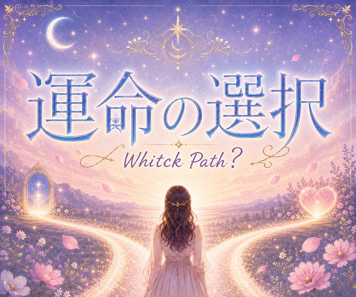 ２つの選択肢に広がる未来と魂の願いを紐解きます 選べないときの心の道しるべ✿あなたが笑顔で進める未来地図 イメージ1