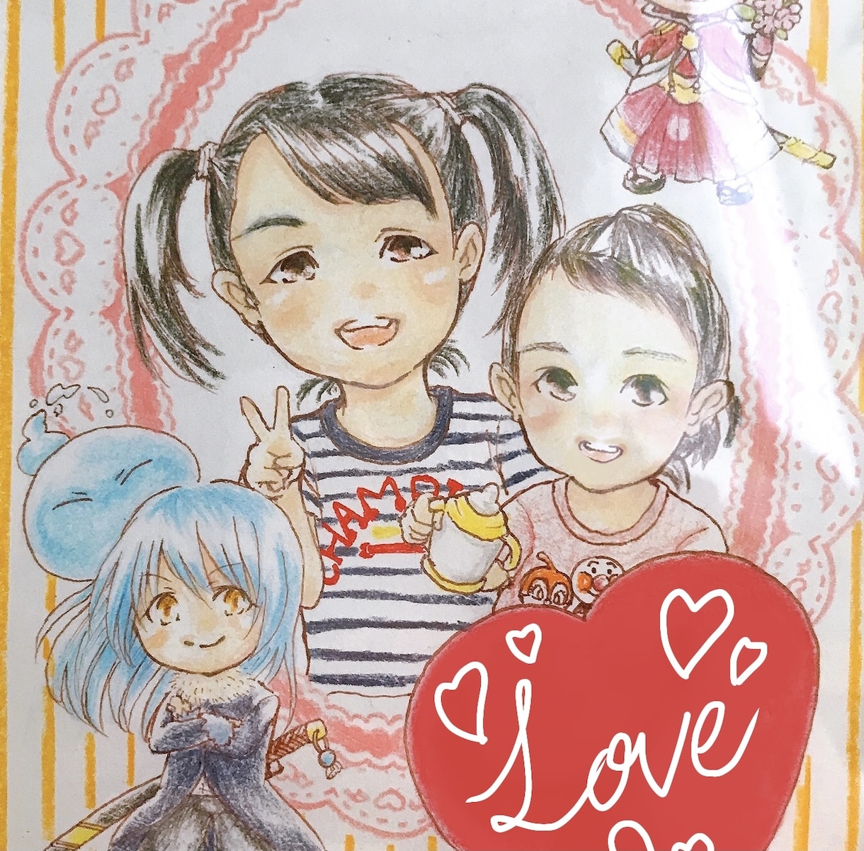 SNS用アイコンとヘッダー作ります ほんわか優しい色鉛筆似顔絵で、自分の真心を相手に伝えたい方へ イメージ4