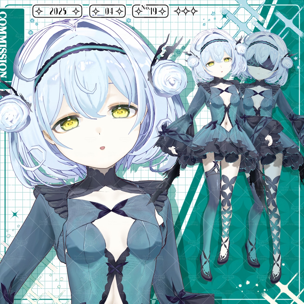 VRoidでイラストから3Dモデルをお作りします 【商用可！】VRoidベースで再現モデルをお届け イメージ5
