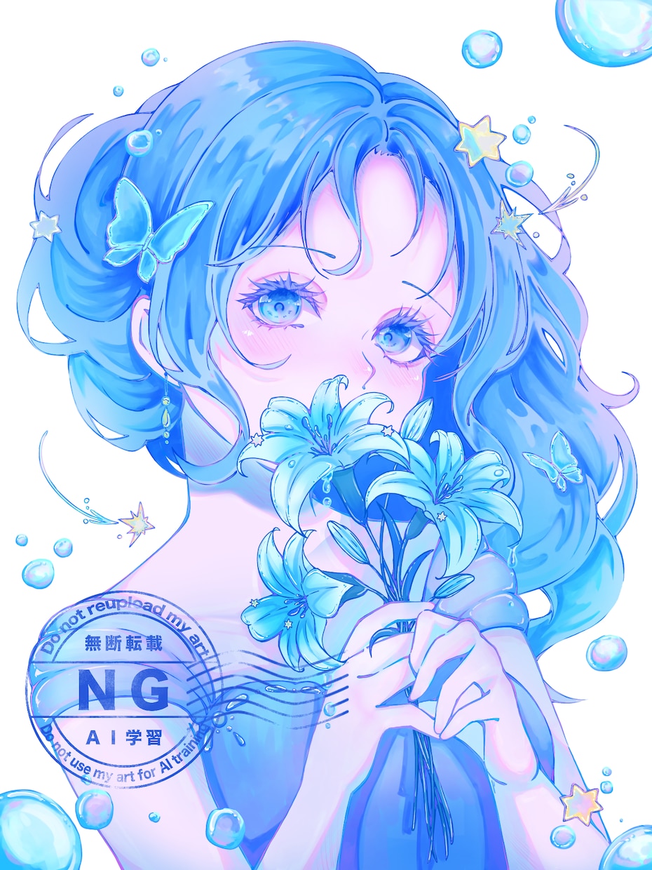 商用無料◎目を惹くイラスト作成いたします 雑音の無い、静かな絵の世界へ。 イメージ3