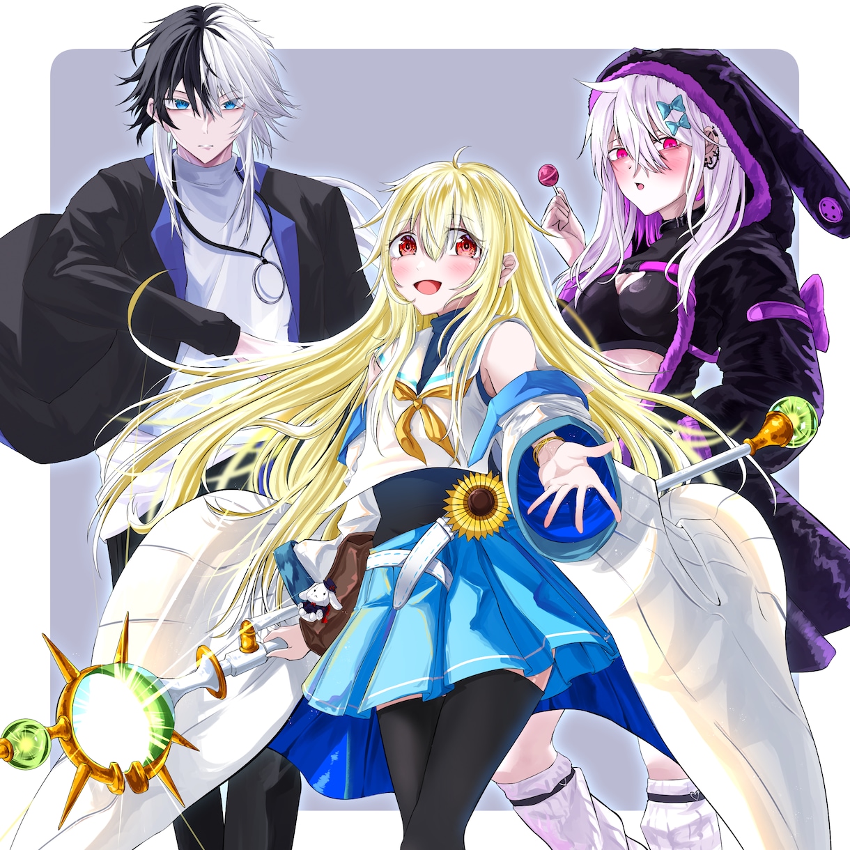 キャラクター立ち絵引き受けます TRPG/自作ゲーム/動画配信/オリキャラなど イメージ1