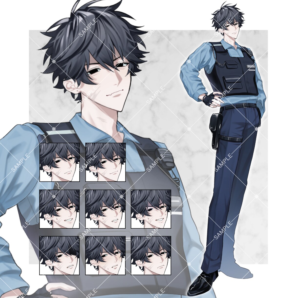 魅力的な立ち絵を作成いたします 表情差分つきでキャラの魅力を引き出します！ イメージ3