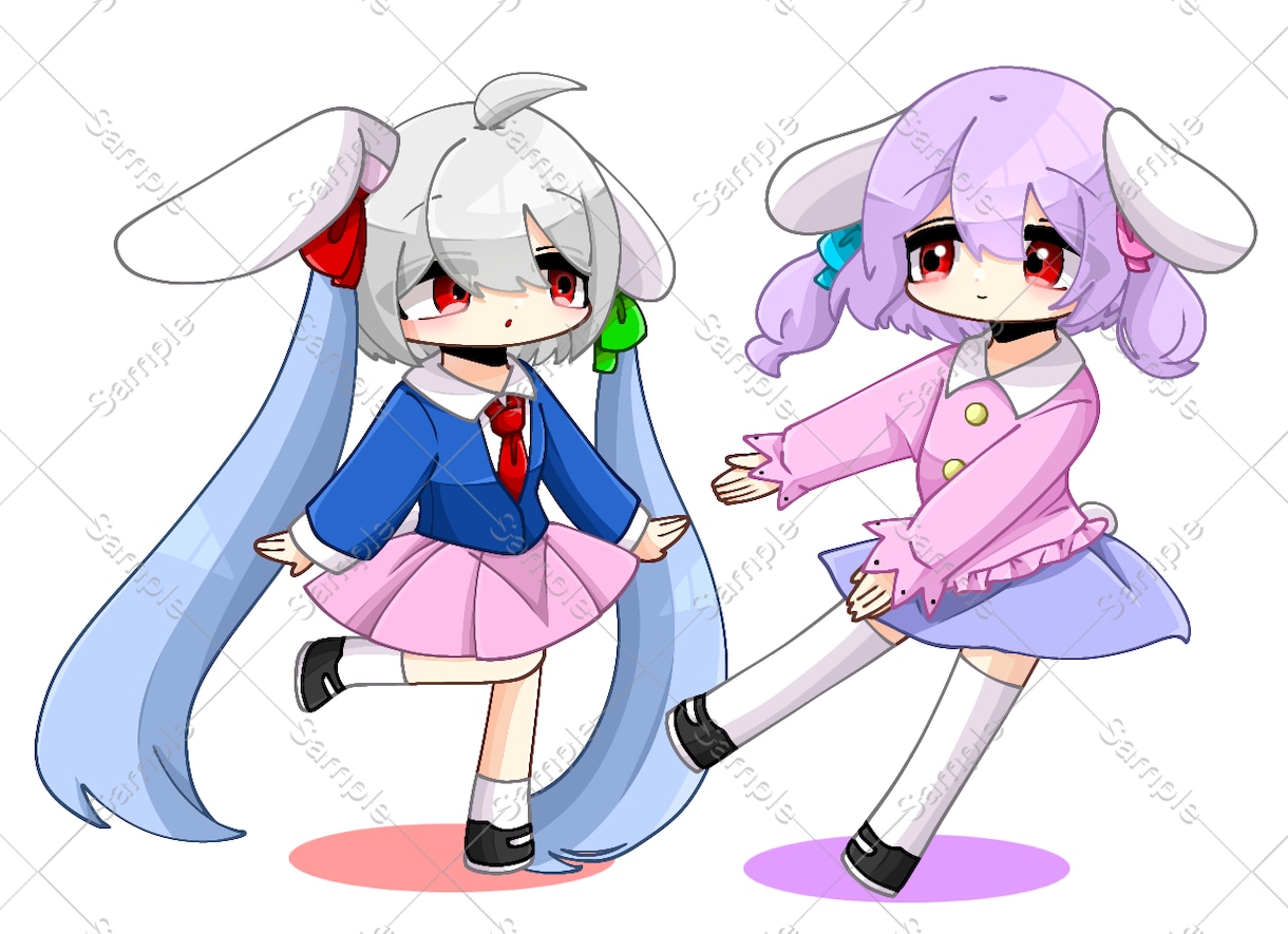可愛いデフォルメイラストを制作します 修正無制限！小さくて可愛いイラストをお探しの方に！ イメージ1