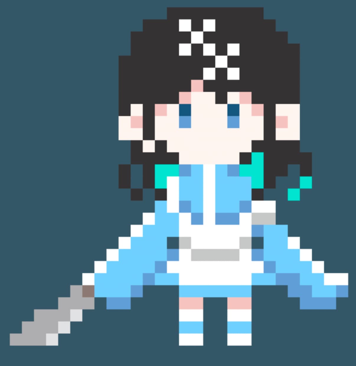 あなたのキャラをドット絵で描きます 画像サイズは2種類から選べます！ イメージ2