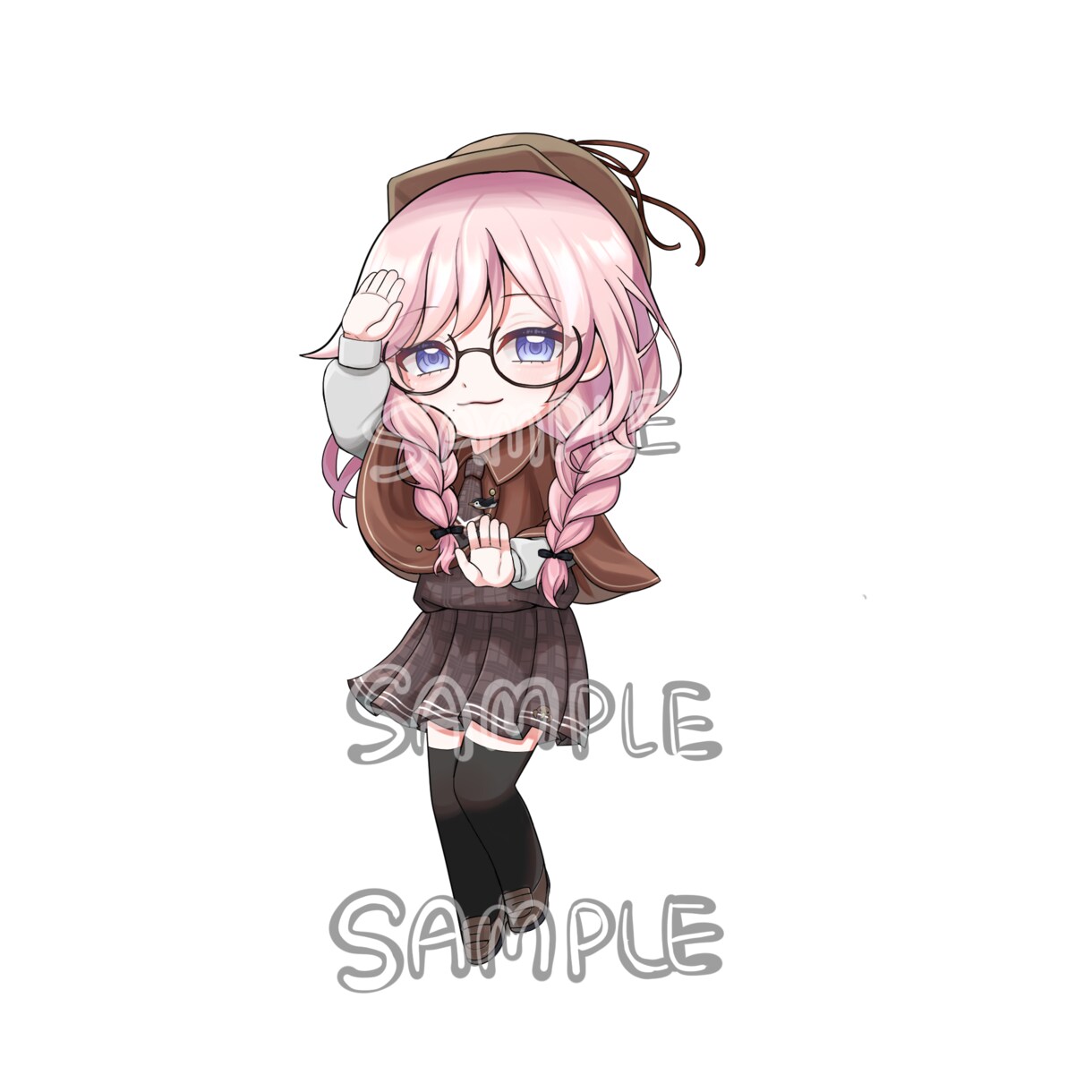 使いやすくて可愛い！ミニキャラ描きます TRPG/配信/アイコン/グッズ etc イメージ1