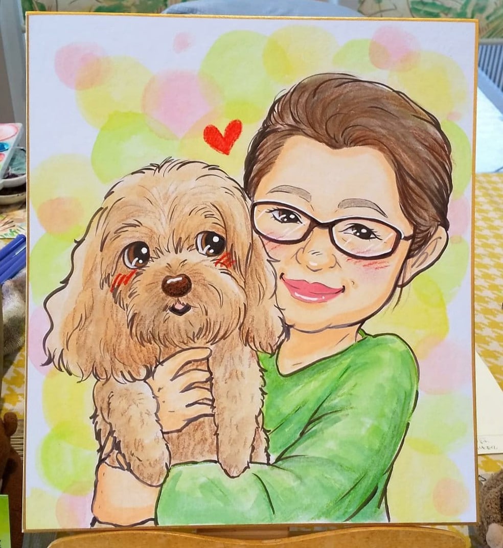 プロが制作☆可愛いペットの似顔絵をお描きします 世界で1枚の手描き似顔絵！自宅用、プレゼント用に！《送料込》 イメージ7