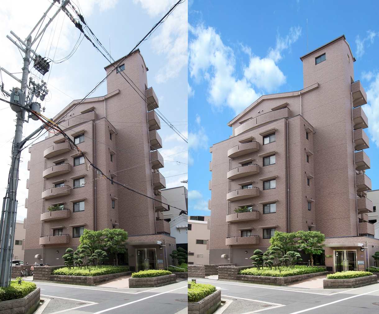 写真の加工・レタッチ・若返り・美肌自然に仕上げます 自然な美肌加工や若返り加工・不要物除去等の画像加工します イメージ4