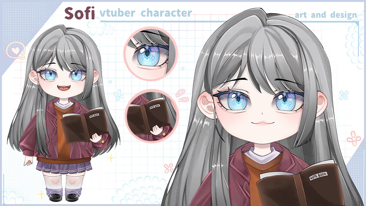 高品質☆低価格　のVtuberを作成しますます Live2Dモデリングのみも大歓迎！ イメージ3