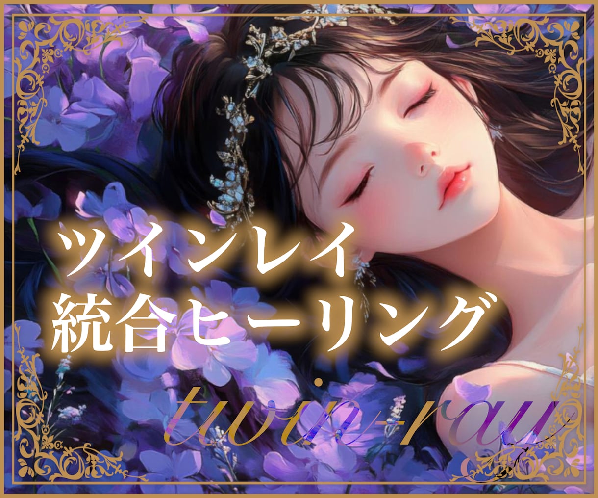 ツインレイ統合ヒーリング｜お二人へ同時に届けます サイレント期間や音信不通の時でも可能です イメージ1