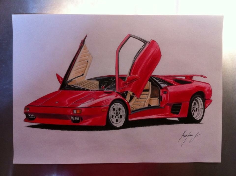 御愛車や好きな車をリアルに描きます 友人や御自分へのプレゼントにオススメ！ イメージ6