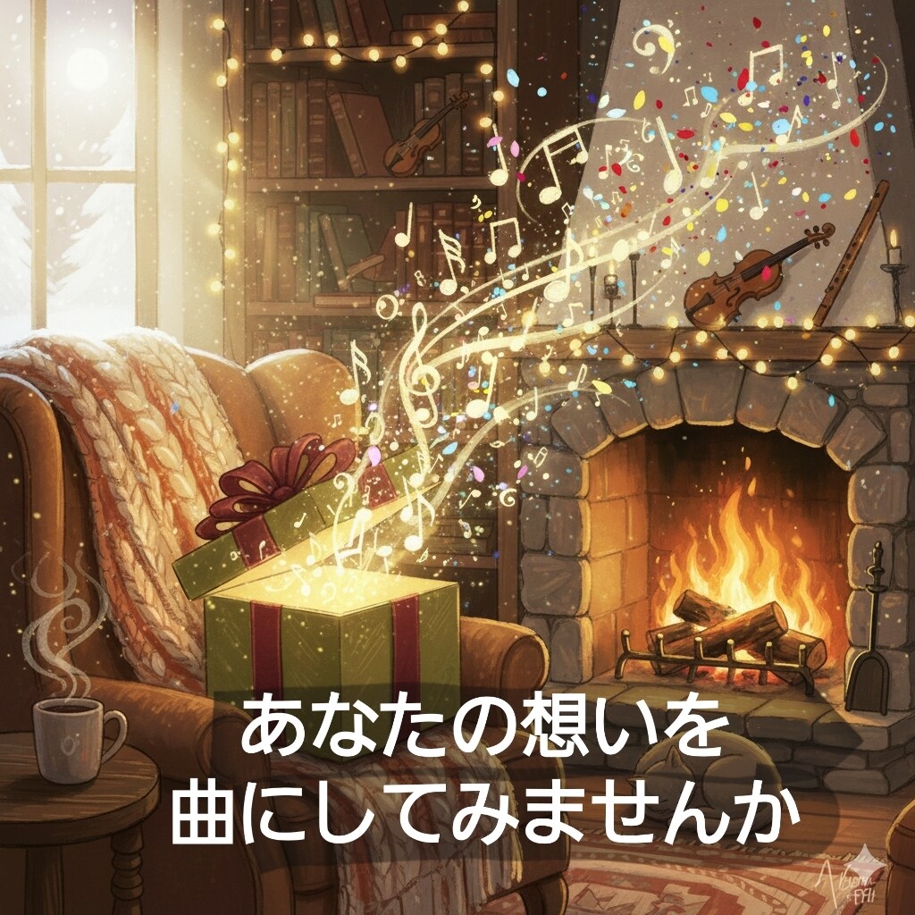 あなたの想いを素敵な曲にします 大切にしてる人届ける、世界に一つの曲をAIでオーダーメイド イメージ1