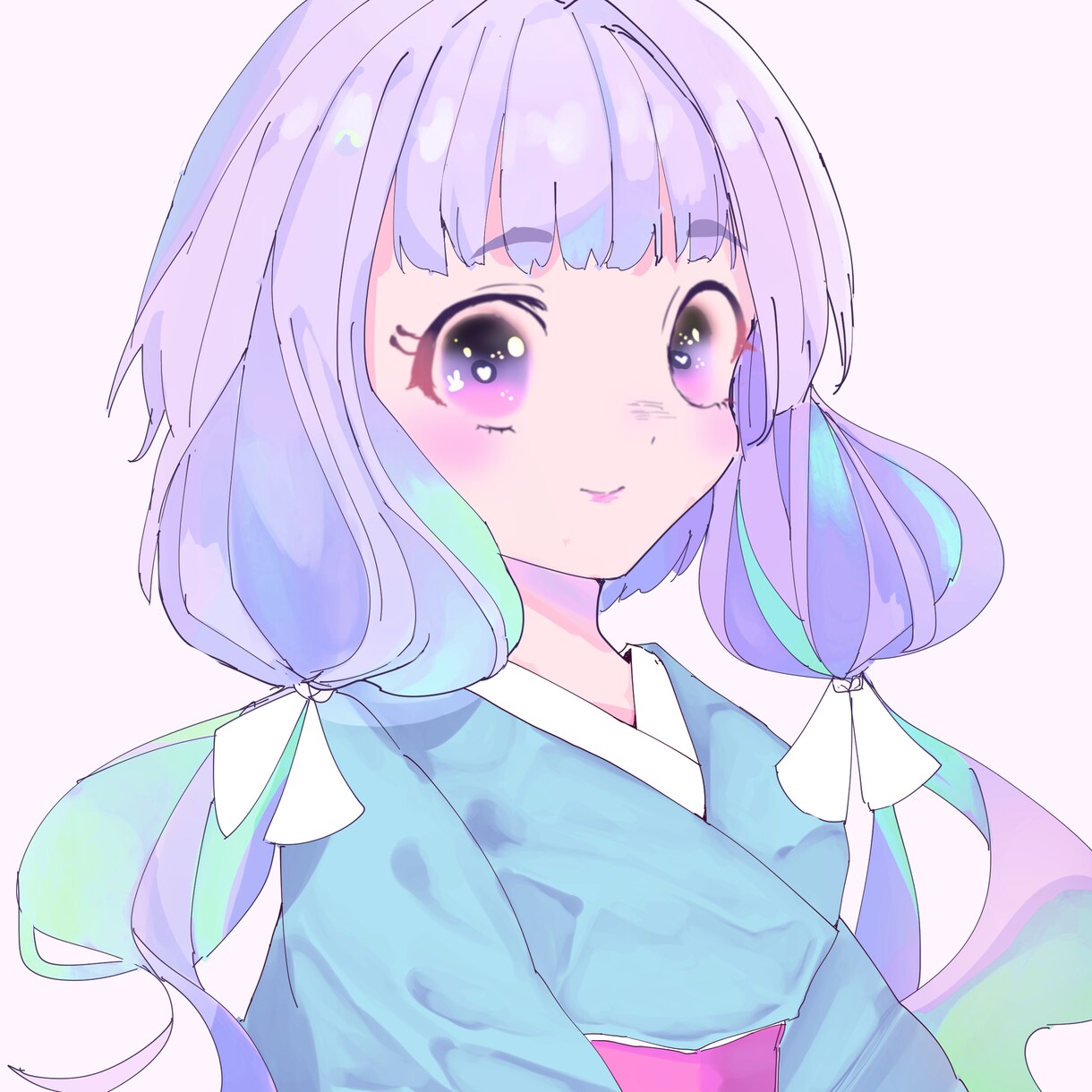 SNS用アイコン制作します ちょっと癖のある塗り方と女の子 イメージ2