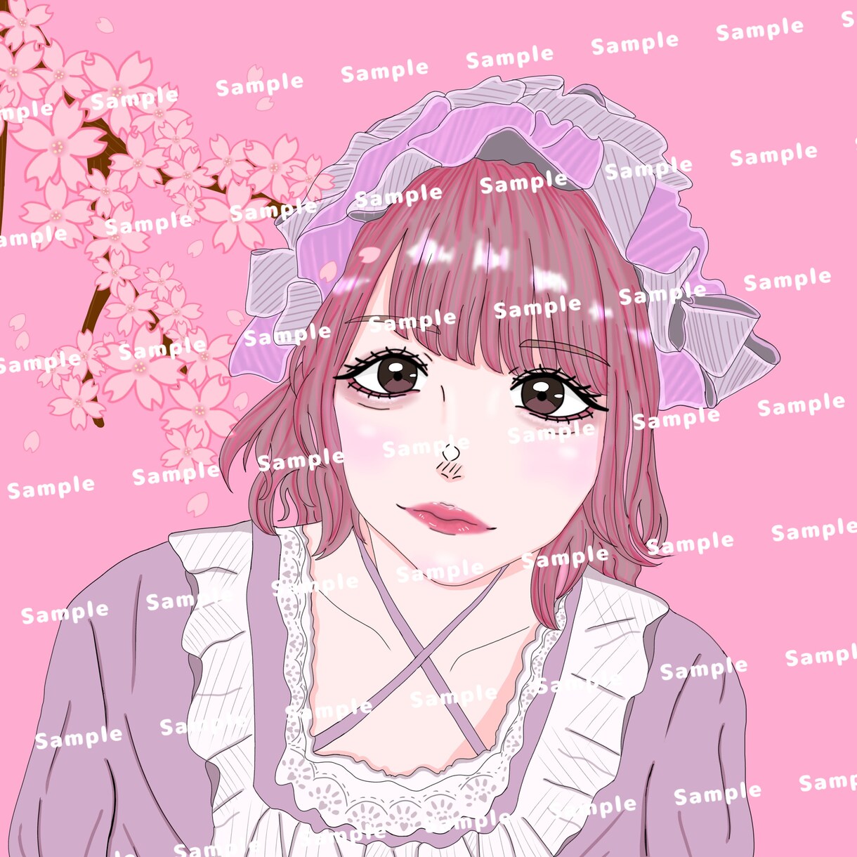 女の子のイラストを描きます お安く×手軽に×可愛いアイコン制作☆ イメージ6