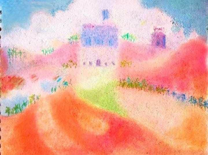 絵はがきでも出せ、額縁にも入れられます ホスピタルアート・セラピーアート絵はがき イメージ5